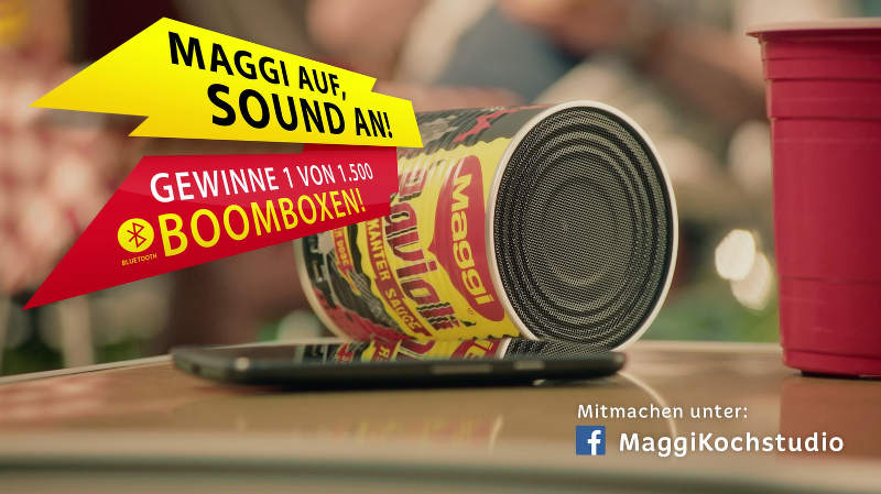 Maggi Boombox Gewinnspiel
